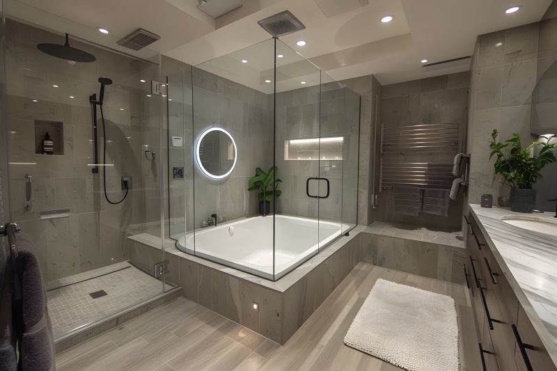 Corner Bathtub Design